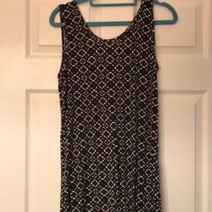 Black and white dress